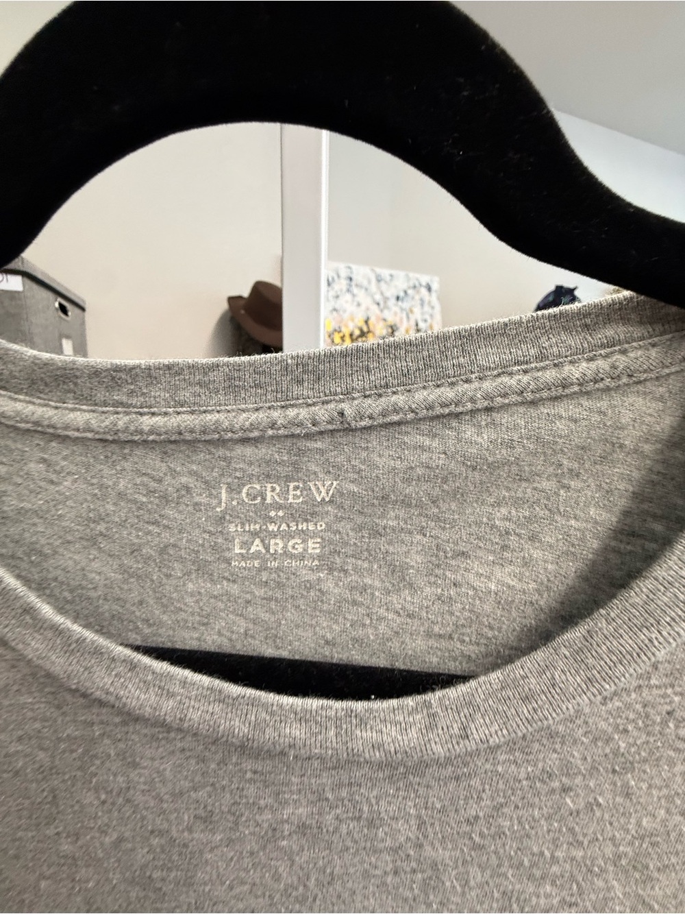 J. Crew Men’s Gray Pocket T-Shirt - Picture 4 of 7